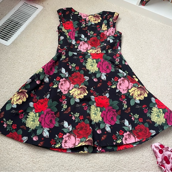 Ted‎ Baker girls floral special occasion dress size 14 - Picture 3 of 3